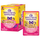 Wellness, Appetizing Entr&eacute;e - Shredded Chicken & Duck in Sauce - Wet Cat Food image number null
