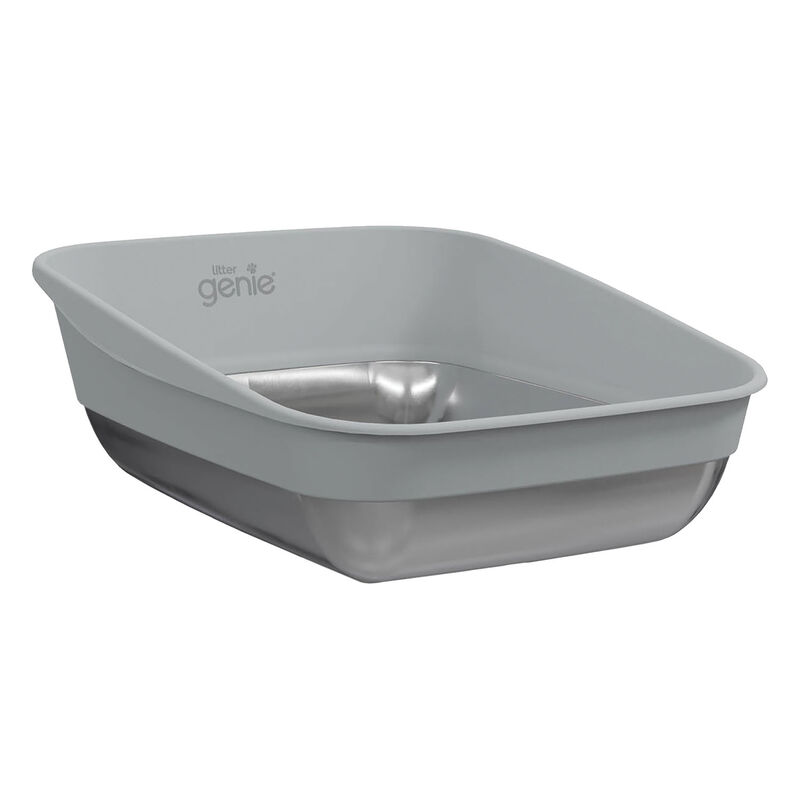 Litter Genie, Platinum Litter Pan -  Stainless Steel image number null