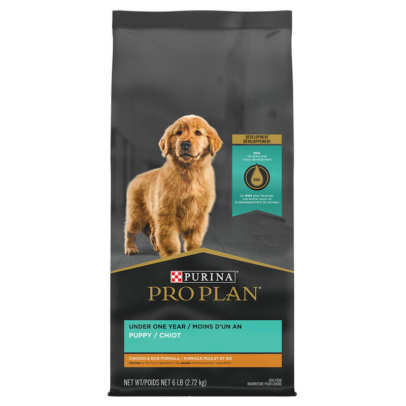 Purina Pro Plan Development Under One Year Puppy, Chicken & Rice Dry Dog Food Formula image number null