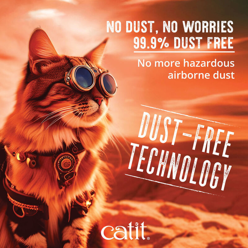 Catit Go Natural! Pea Husk Clumping Cat Litter Unscented - 5.6kg image number null
