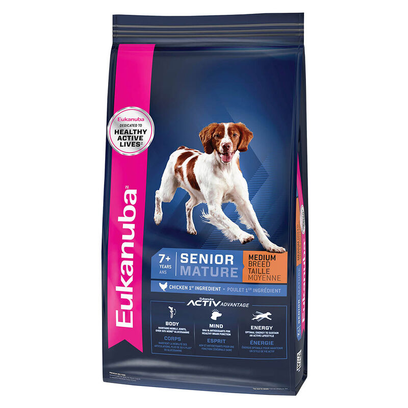 Eukanuba, Medium Breed Senior- 13.6 kg - Dry Dog Food image number null