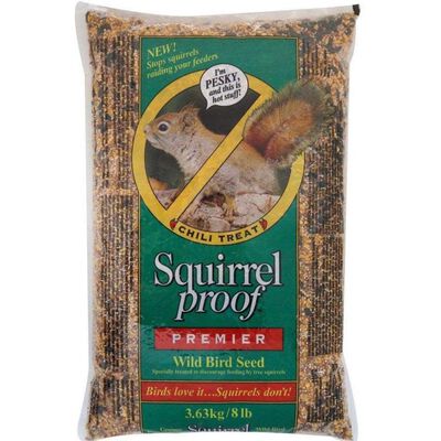 Squirrel Proof, Wild Bird Seed, Chili Treat - 3.63 kg