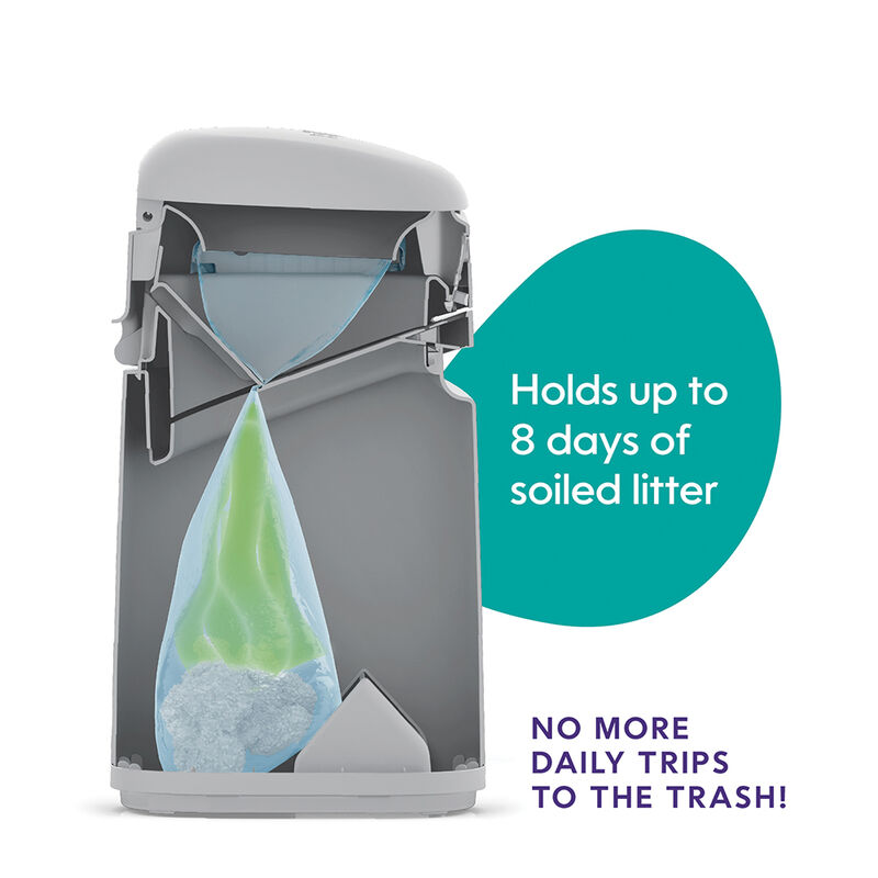 Litter Genie, Easy Roll Cat Litter Disposal System, Scoop, Holder & Refill (Up To 4 Months) image number null