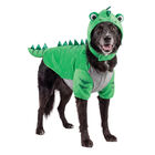 Silver Paw Lizard Dog Costume image number null