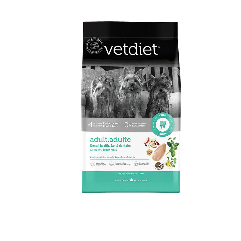 Vetdiet, Adult - Dental Health - Chicken & Rice - Dry Dog Food image number null