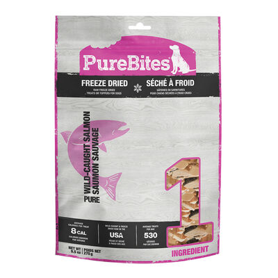 PureBites, Super Value Size Treats - Salmon - 270 g - Freeze Dried Dog Treat