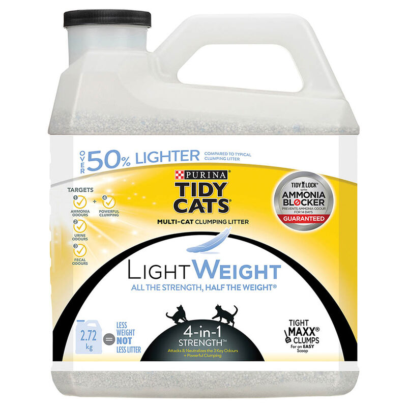 Tidy Cats, LightWeight 4-in-1 Strength Clumping Cat Litter for Multiple Cats image number null