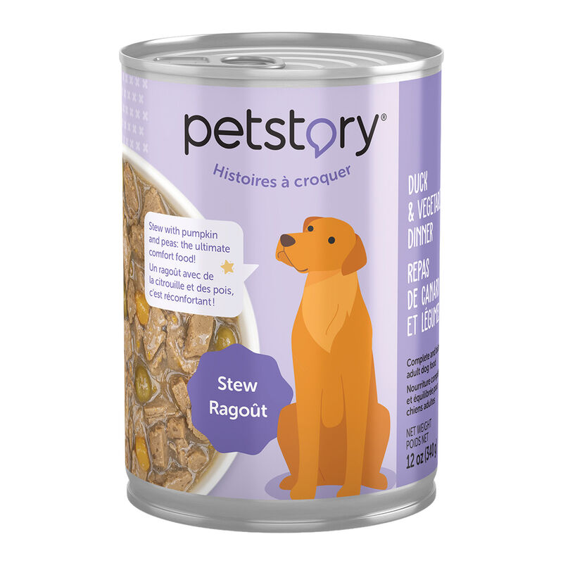 Petstory, Duck & Vegetable Stew - Wet Dog Food image number null