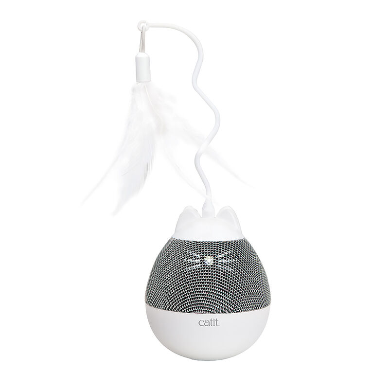Catit, PIXI Spinner, White & Grey image number null