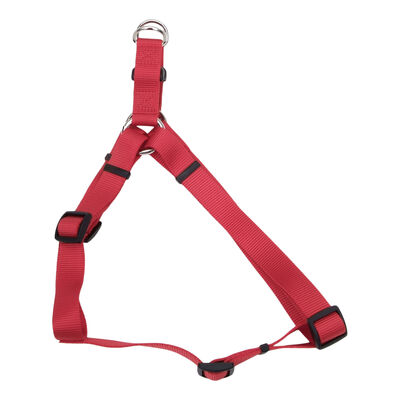 Adjustable Dog Harness, Red, Extra Small - 3/8" x 12"-18"