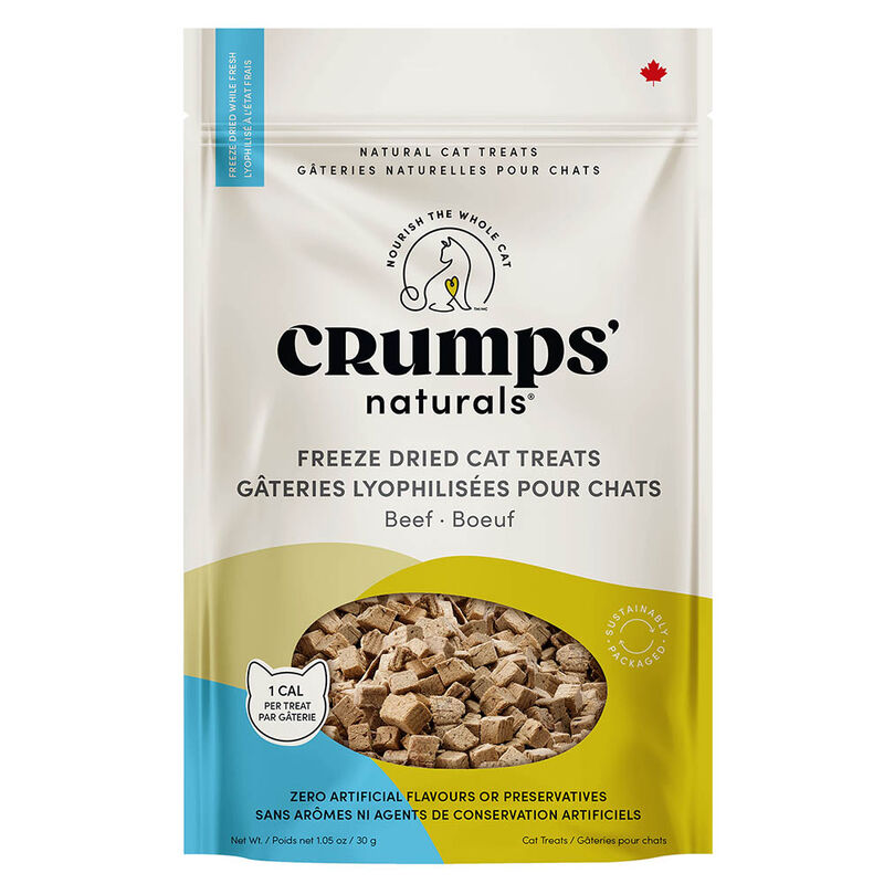 Crumps' Naturals, Freeze Dried Beef Cat Treats image number null