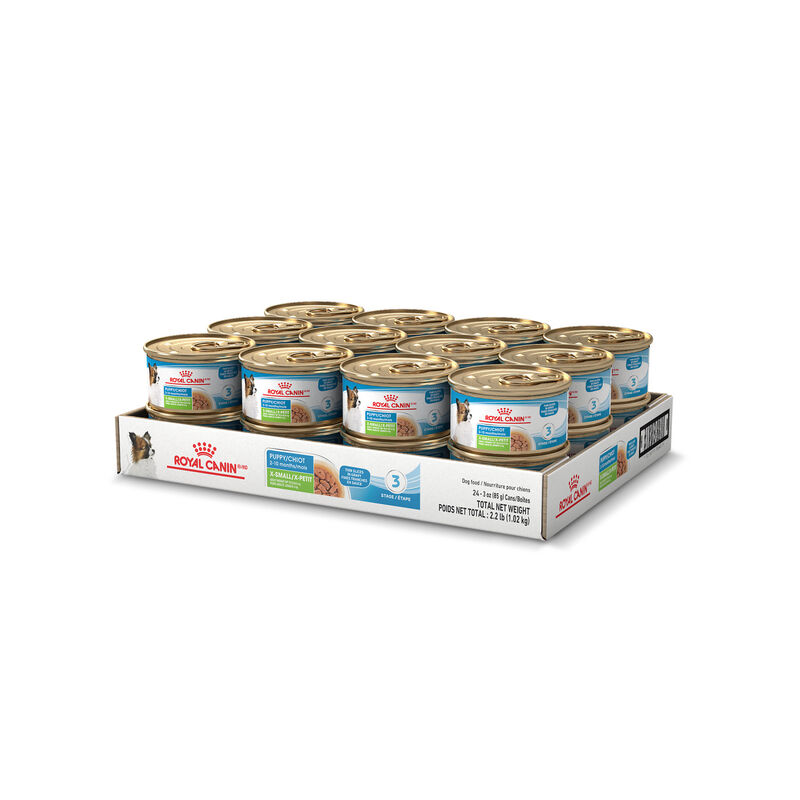 Royal Canin, Size Health Nutrition Extra Small Puppy Chunks in Gravy 24/3oz - Wet Dog Food image number null
