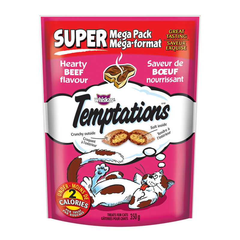 Whiskas, Temptations, Savoury, Hearty Beef image number null