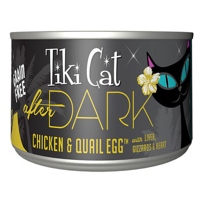 Tiki Cat, Can, Feline Adult - After Dark - Chicken & Quail Egg - 79 g