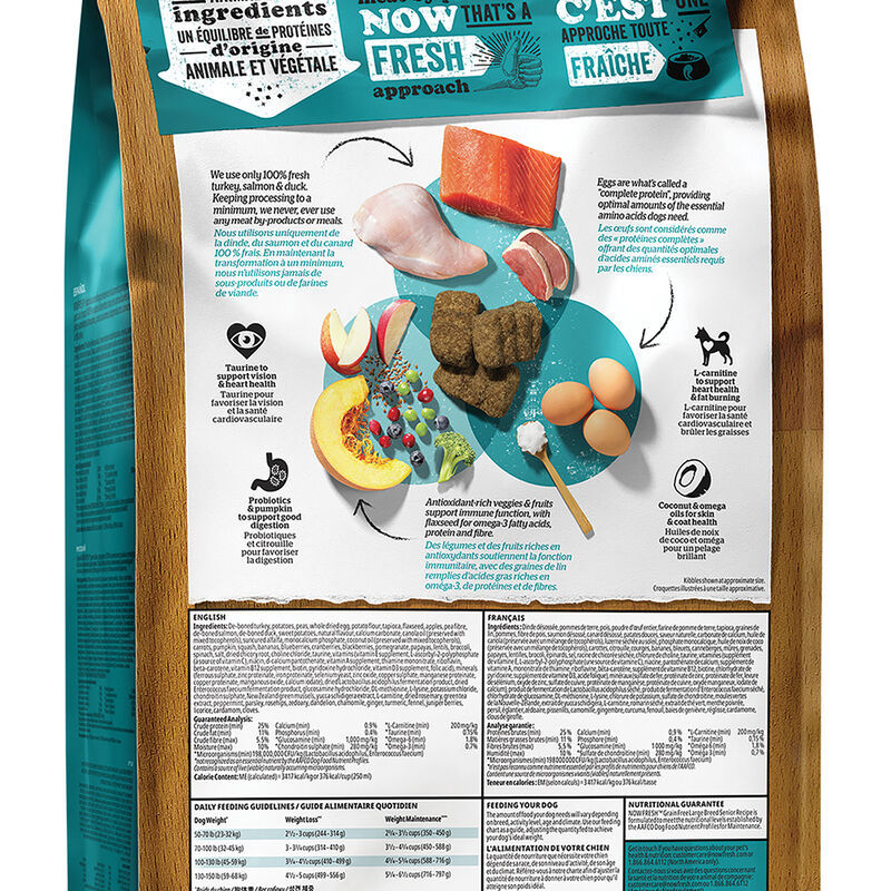 NOW FRESH, Senior GF Large Breed - 11.3 kg - Dry Dog Food image number null