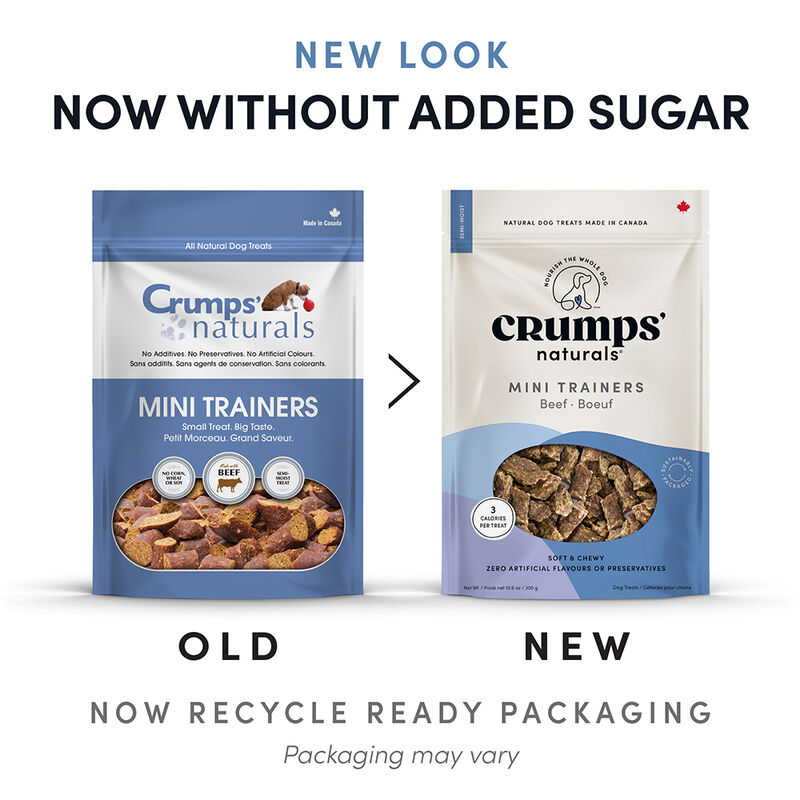 Crumps' Naturals, Mini Trainers Beef (semi-moist) - Dog Treat image number null