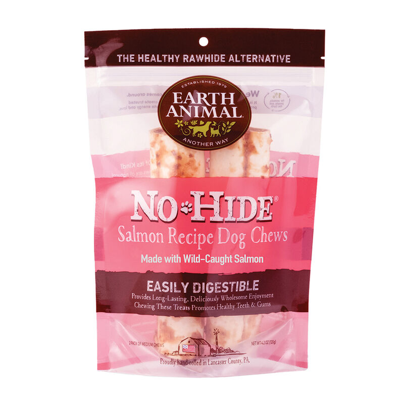Earth Animal, Salmon  No-Hide Chew - 2 pk image number null