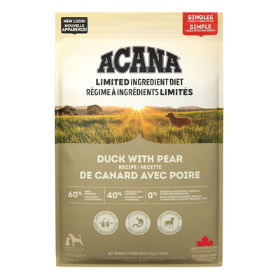 Acana, Adult - Singles Duck & Pear - Dry Dog Food