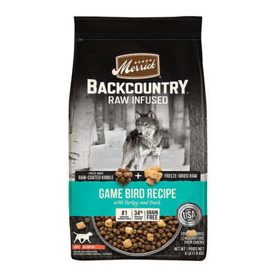 Merrick, Grain Free Backcountry Raw Infused Game Bird - Dry Dog Food