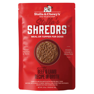 Stella & Chewy's Shredrs Grass Fed Beef & Lamb Recipe &ndash; Dog Wet Food
