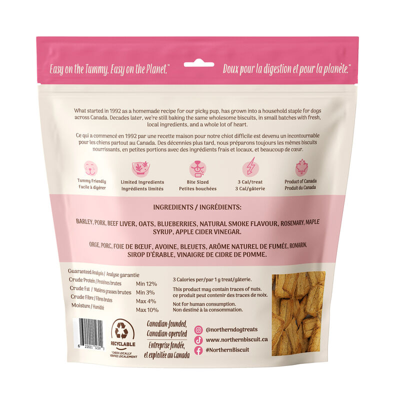 Northern Biscuit, Mini Mix Canadian Bacon & Liverlicious - 450 g - Dog Biscuit image number null