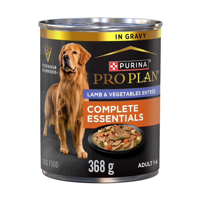 Pro Plan, Adult Complete Essentials - Lamb & Vegetables - 368 g - Wet Dog Food image number null