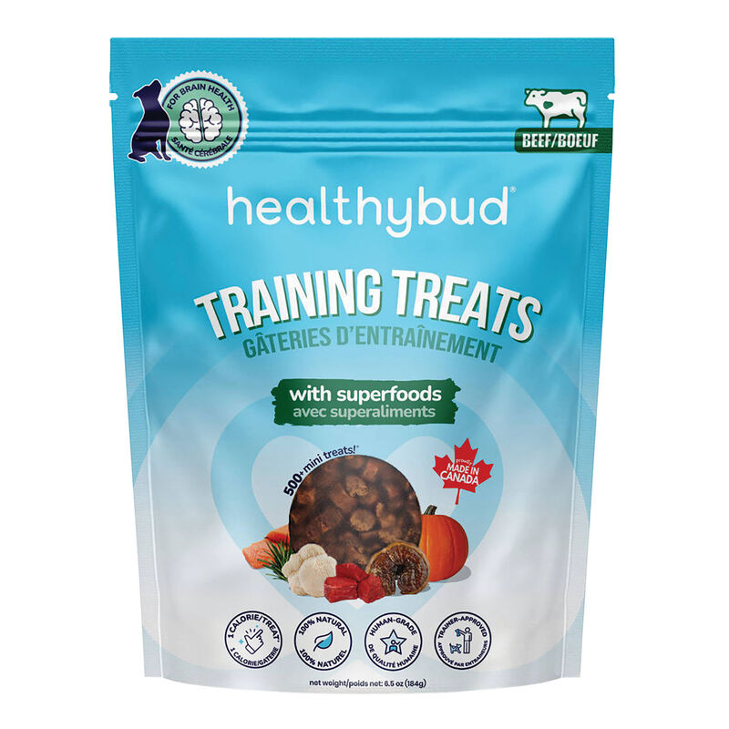 Healthybud, Beef Mini Training Treats with Superfoods image number null