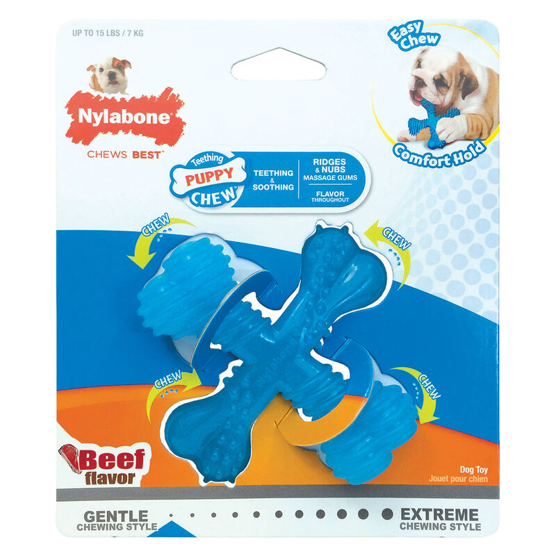 Nylabone, Puppy Dura X Bone - Beef - Small image number null