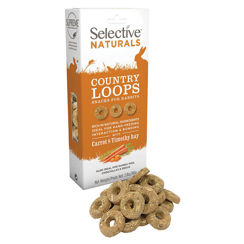 Science Selective, Country Loops Rabbit Treats - 80 g image number null