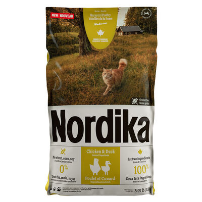 Nordika, Barnyard Poultry Recipe, Chicken and Duck - Cat Dry Food