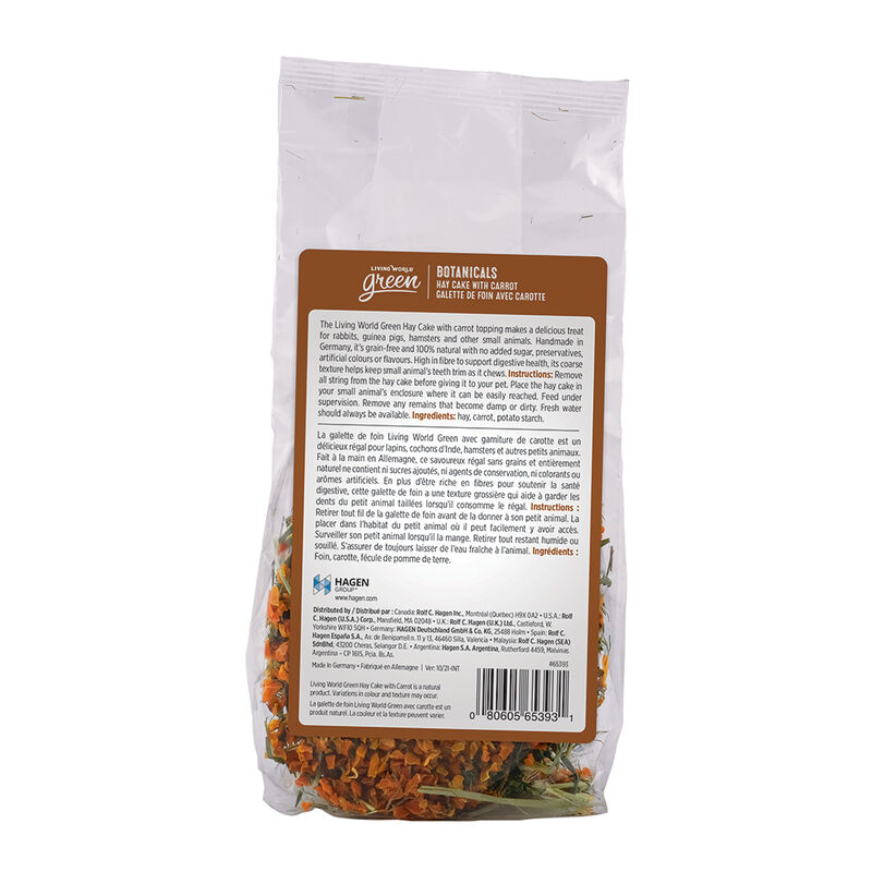 Living World Green, Hay/Biscuits Cakes - Carrot image number null