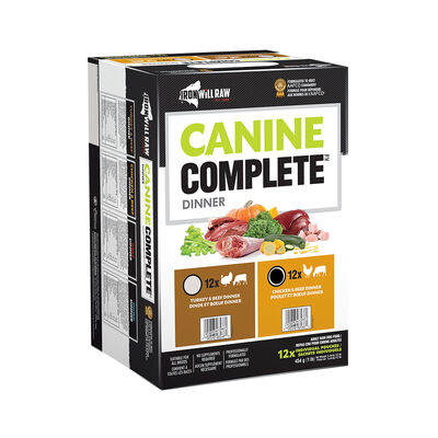 Iron Will Raw, Canine Complete, Chicken & Beef Dinner - 5.44 kg