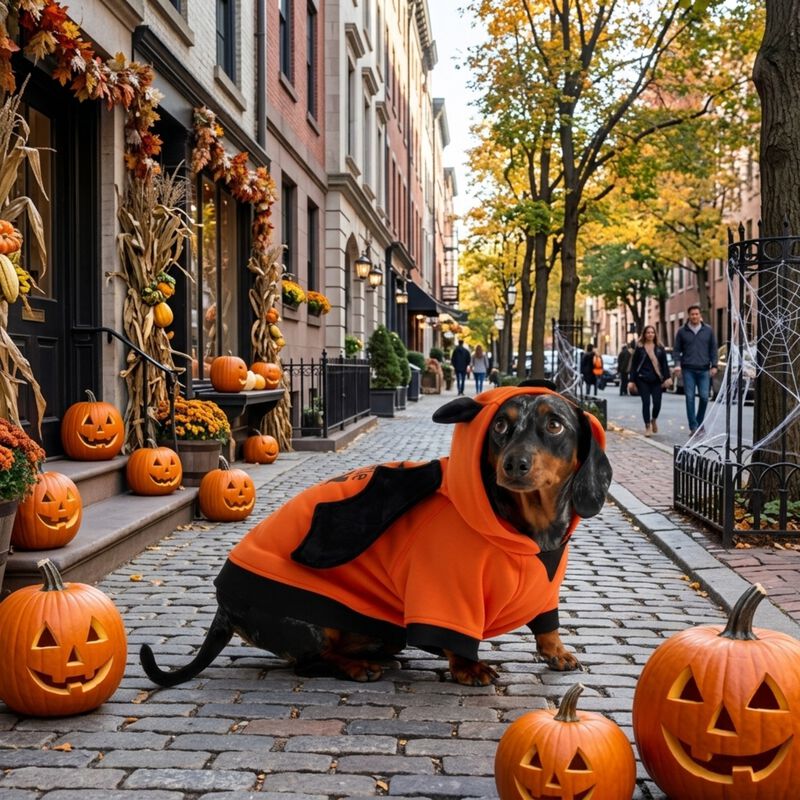 Just a Little Batty Fleece Hoodie for Dogs image number null