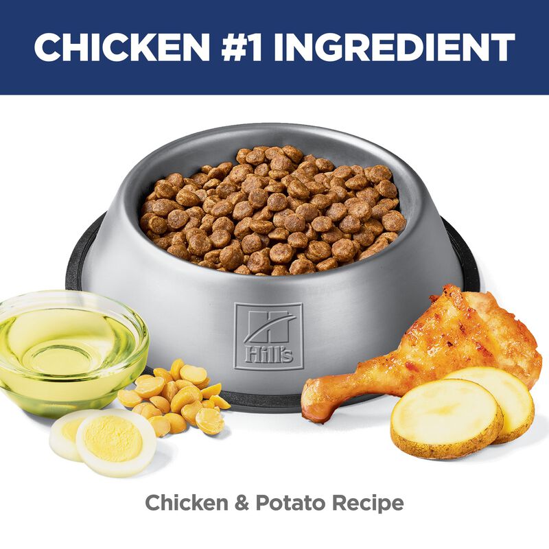 Science Diet, Adult Sensitive Stomach & Skin Grain Free Chicken & Potato Recipe Dry Dog Food, 24 lb  image number null
