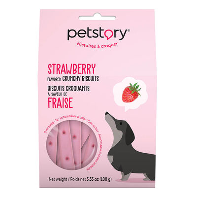 Crunchy Biscuits - Strawberry - 100 g