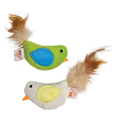 Zoom Toys, Birds Catnip Cat Toy Duo