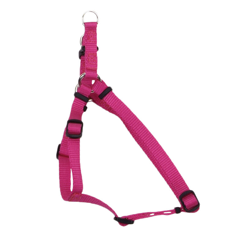 Adjustable Dog Harness, Pink Flamingo, Extra Small - 3/8" x 12"-18" image number null