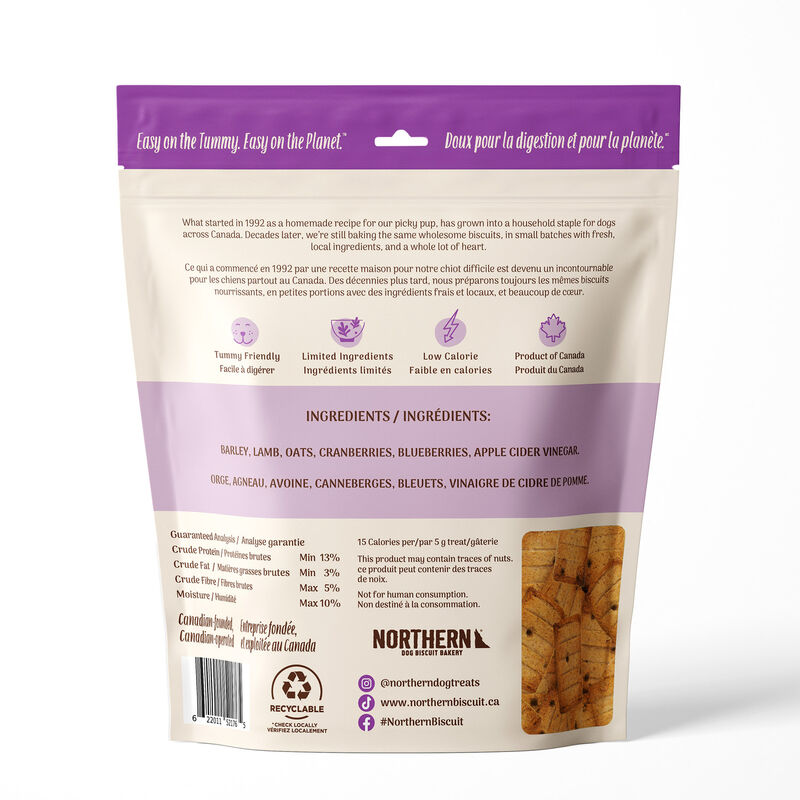 Northern Biscuit, Wheat Free, Lamb Berry - 500 g - Dog Biscuit image number null