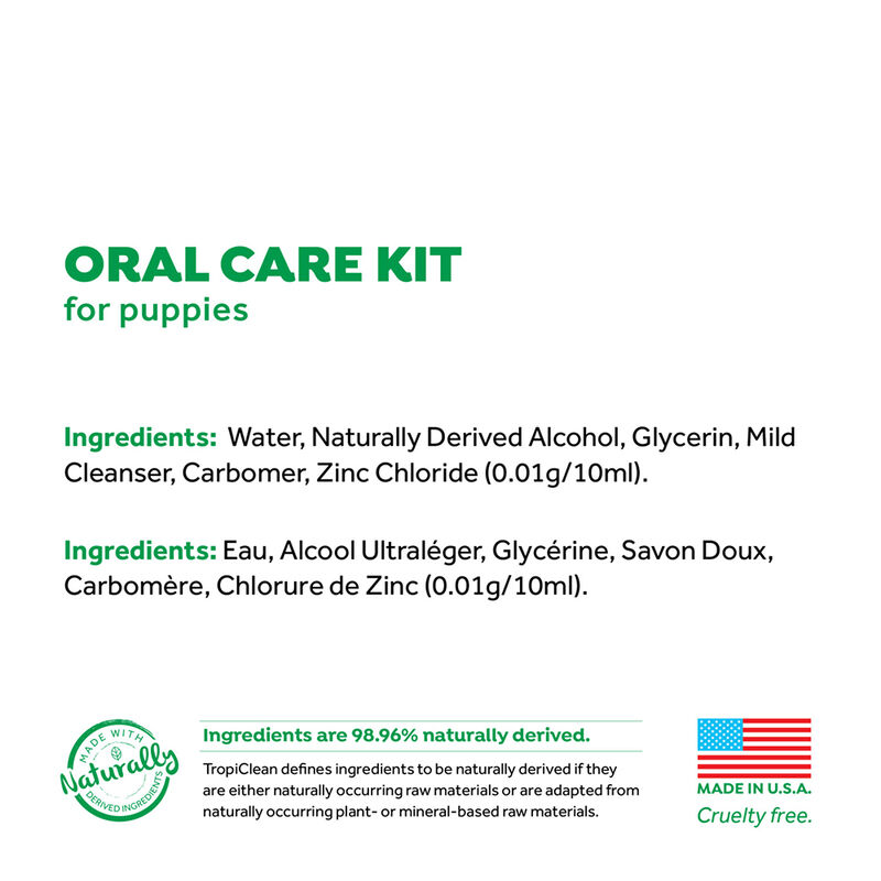 Tropiclean, Puppy, Dental Fresh Breath Oral Care Kit - 2 oz image number null