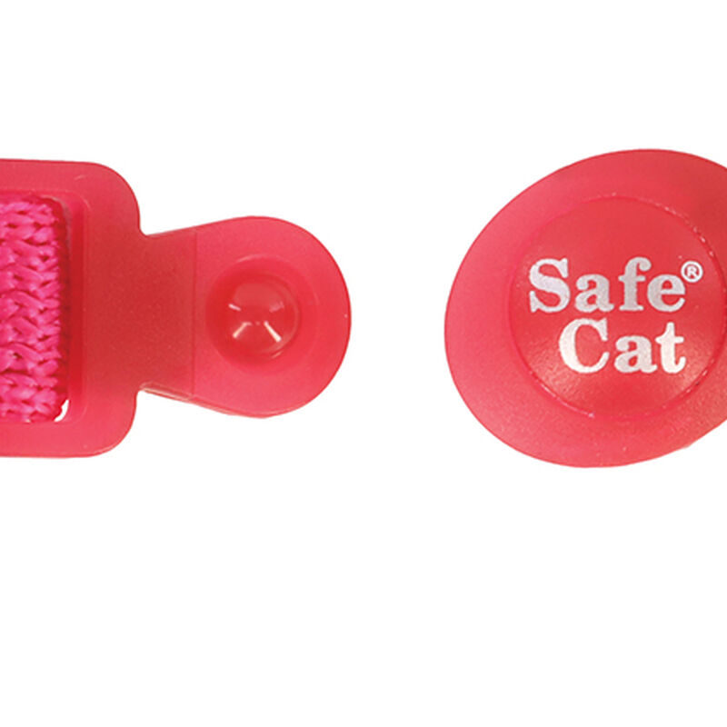 Cat Collar Adjustable Breakaway Snag Proof PinkFlam 3/8x8-12" image number null