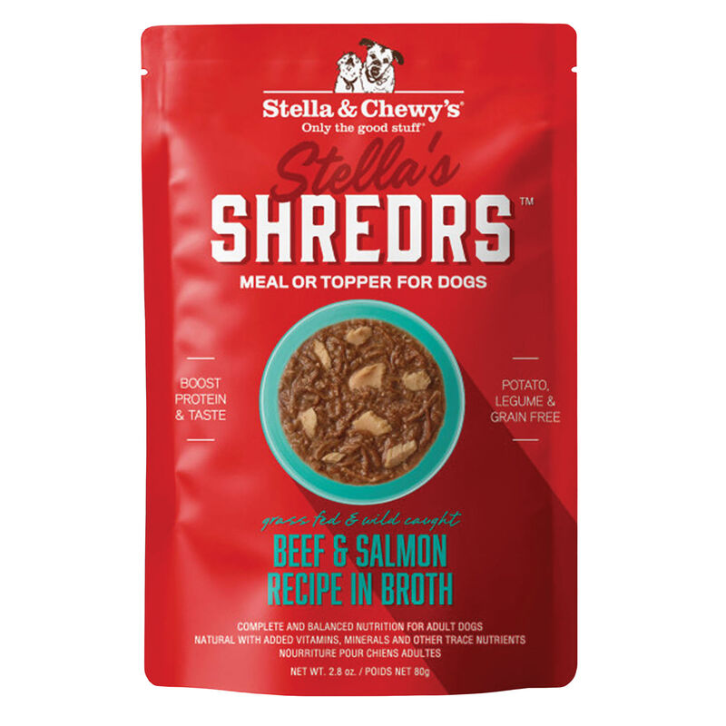 Stella & Chewy's Shredrs Grass Fed Beef & Wild Caught Salmon Recipe &ndash; Dog Wet Food image number null