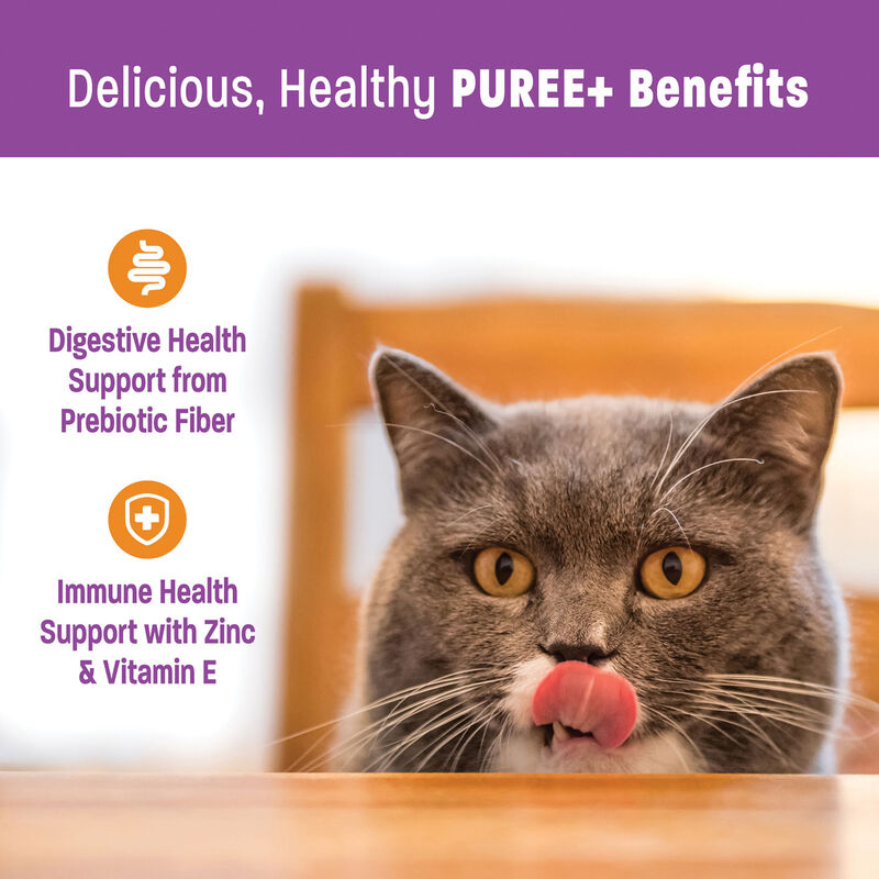 Wellness, Lickable Puree GF Treats - Chicken - 72 g - Cat Treats image number null