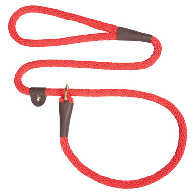 Mendota, Slip Lead - Red - 1/2" Width - 6'