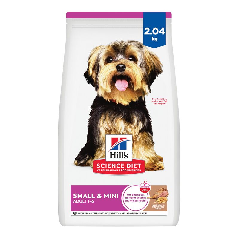 Science Diet, Adult Small & Mini Lamb Meal & Brown Rice Recipe Dry Dog Food image number null