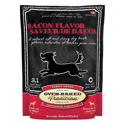 Oven Baked, GF Soft and Chewy Bacon - Dog Treats