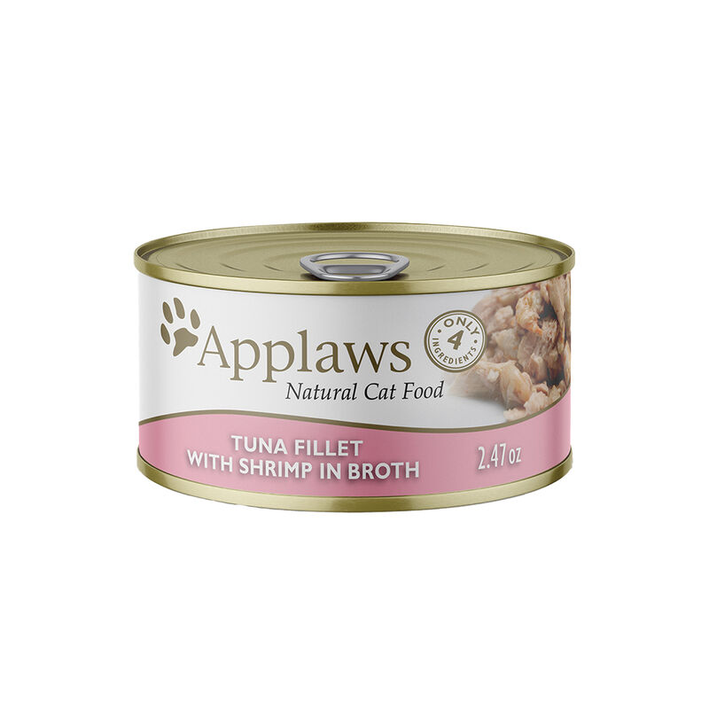Applaws, Can, Feline Adult - Tuna w/ Shrimp - 70 g - Wet Cat Food image number null