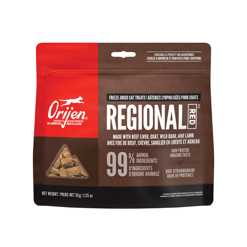 Orijen, Feline, Freeze Dried Treat - Regional Red - 35 g - Freeze Dried Cat Treat image number null