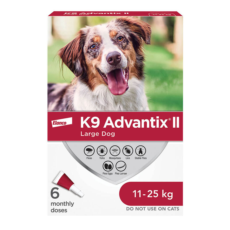 K9 Advantix II, Large Dog Flea & Tick Treatment & Protection, 11-25kg image number null