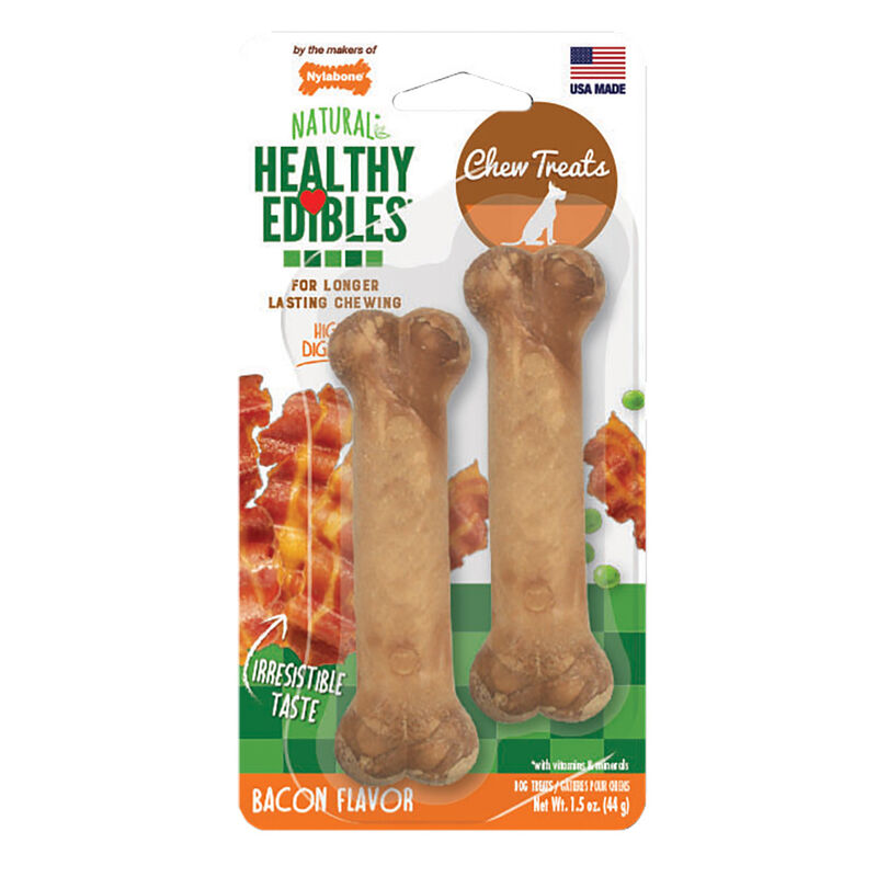 Nylabone, Healthy Edibles, Bone, Bacon Flavour image number null