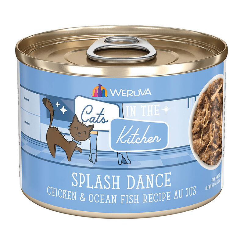 Weruva, Can Feline -Splash Dance-Ckn&Ocean Fish-170g - Minced - Wet Cat Food image number null